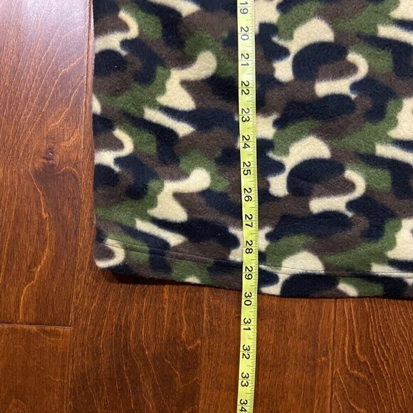 US Military Duck Camo Full Zip Combat Polyester Fleece Sweater Men's Size XL - Picture 7 of 7